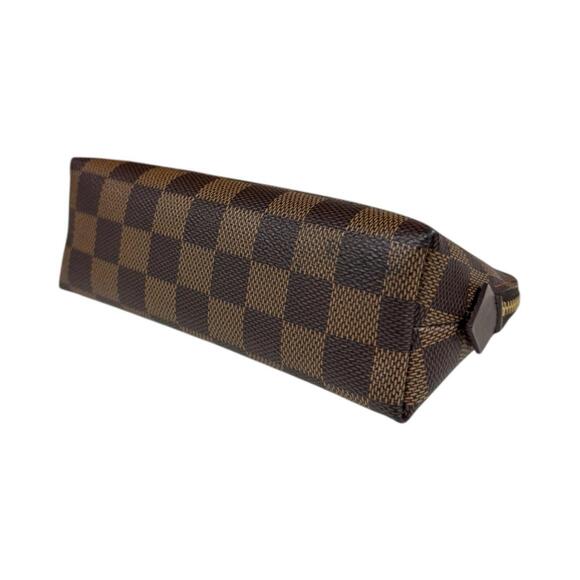 LOUIS VUITTON Authentic Brown Damier Canvas Pochette Pouch - Picture 5 of 8